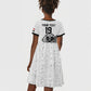 Custom World Football 2026 Egypt Kid Short Sleeve Dress Pharaohs Hieroglyphs Pride White Version