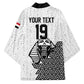 Custom World Football 2026 Egypt Kimono Pharaohs Hieroglyphs Pride White Version