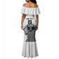 Custom World Football 2026 Egypt Mermaid Dress Pharaohs Hieroglyphs Pride White Version