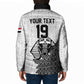 Custom World Football 2026 Egypt Padded Jacket Pharaohs Hieroglyphs Pride White Version