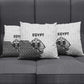 World Football 2026 Egypt Pillow Cover Pharaohs Hieroglyphs Pride White Version