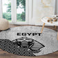 World Football 2026 Egypt Round Carpet Pharaohs Hieroglyphs Pride White Version
