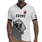 Custom World Football 2026 Egypt Rugby Jersey Pharaohs Hieroglyphs Pride White Version