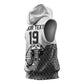 Custom World Football 2026 Egypt Sleeveless Hoodie Pharaohs Hieroglyphs Pride White Version