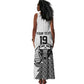 Custom World Football 2026 Egypt Tank Maxi Dress Pharaohs Hieroglyphs Pride White Version