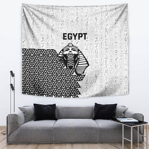 World Football 2026 Egypt Tapestry Pharaohs Hieroglyphs Pride White Version