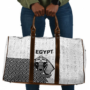 World Football 2026 Egypt Travel Bag Pharaohs Hieroglyphs Pride White Version