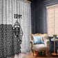 World Football 2026 Egypt Window Curtain Pharaohs Hieroglyphs Pride White Version