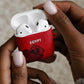 World Football 2026 Egypt AirPods Case Pharaohs Hieroglyphs Pride Red Version