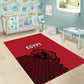 World Football 2026 Egypt Area Rug Pharaohs Hieroglyphs Pride Red Version
