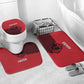 World Football 2026 Egypt Bathroom Set Pharaohs Hieroglyphs Pride Red Version