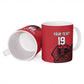 Custom World Football 2026 Egypt Ceramic Mug Pharaohs Hieroglyphs Pride Red Version