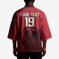Custom World Football 2026 Egypt Kimono Pharaohs Hieroglyphs Pride Red Version