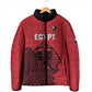 Custom World Football 2026 Egypt Padded Jacket Pharaohs Hieroglyphs Pride Red Version