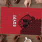 World Football 2026 Egypt Puzzle Pharaohs Hieroglyphs Pride Red Version