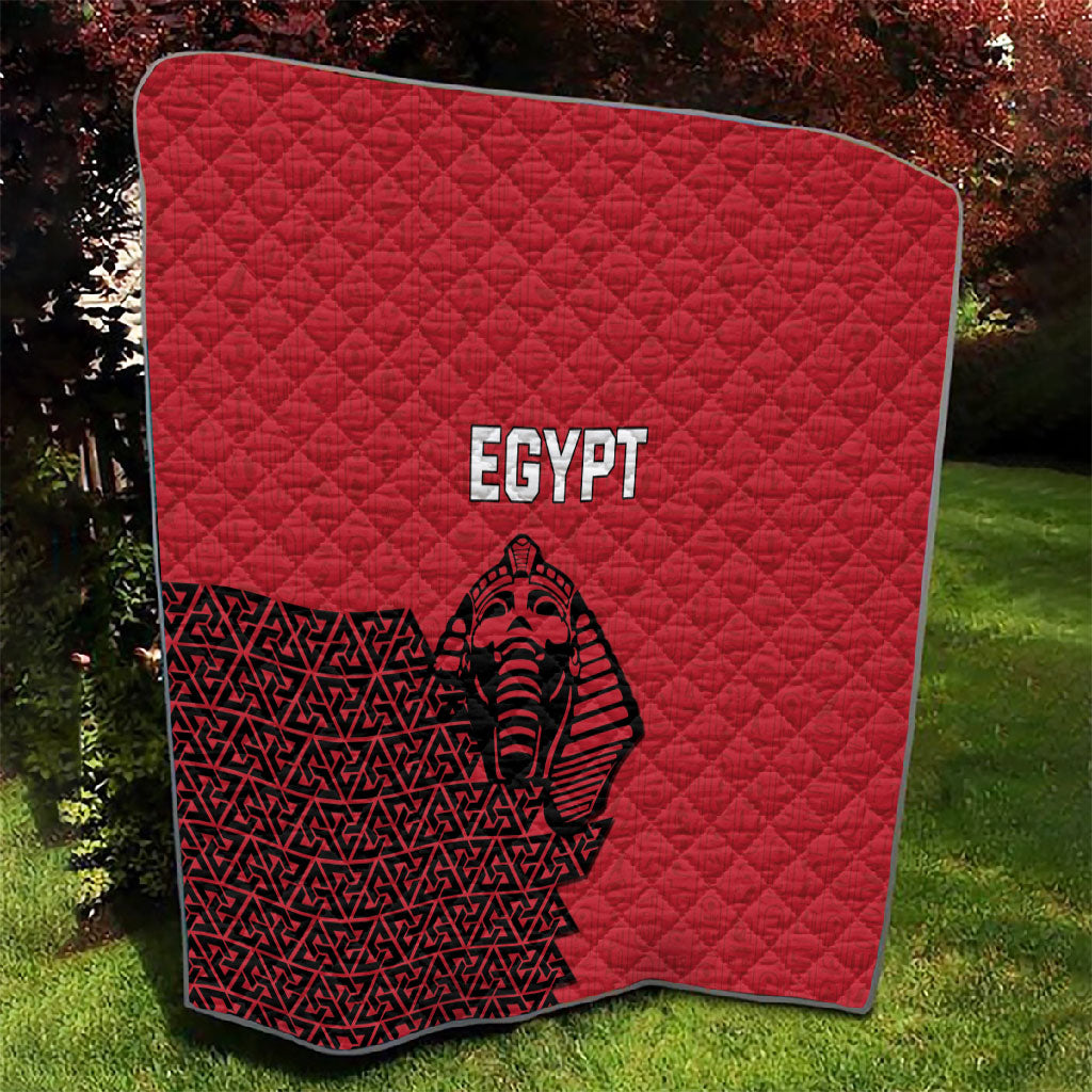 World Football 2026 Egypt Quilt Pharaohs Hieroglyphs Pride Red Version