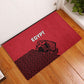 World Football 2026 Egypt Rubber Doormat Pharaohs Hieroglyphs Pride Red Version
