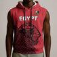 Custom World Football 2026 Egypt Sleeveless Hoodie Pharaohs Hieroglyphs Pride Red Version