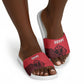 World Football 2026 Egypt Slide Sandals Pharaohs Hieroglyphs Pride Red Version