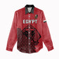 Custom World Football 2026 Egypt Women Casual Shirt Pharaohs Hieroglyphs Pride Red Version