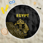 World Football 2026 Egypt Beach Blanket Pharaohs Hieroglyphs Pride Black Version