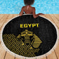 World Football 2026 Egypt Beach Blanket Pharaohs Hieroglyphs Pride Black Version