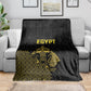 World Football 2026 Egypt Blanket Pharaohs Hieroglyphs Pride Black Version