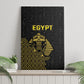 World Football 2026 Egypt Canvas Wall Art Pharaohs Hieroglyphs Pride Black Version