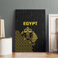 World Football 2026 Egypt Canvas Wall Art Pharaohs Hieroglyphs Pride Black Version