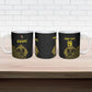 Custom World Football 2026 Egypt Ceramic Mug Pharaohs Hieroglyphs Pride Black Version