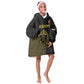 Custom World Football 2026 Egypt Kid Wearable Blanket Hoodie Pharaohs Hieroglyphs Pride Black Version