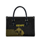 World Football 2026 Egypt Leather Bag Pharaohs Hieroglyphs Pride Black Version