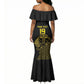 Custom World Football 2026 Egypt Mermaid Dress Pharaohs Hieroglyphs Pride Black Version