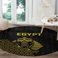 World Football 2026 Egypt Round Carpet Pharaohs Hieroglyphs Pride Black Version