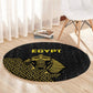 World Football 2026 Egypt Round Carpet Pharaohs Hieroglyphs Pride Black Version