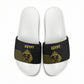 World Football 2026 Egypt Slide Sandals Pharaohs Hieroglyphs Pride Black Version