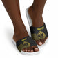 World Football 2026 Egypt Slide Sandals Pharaohs Hieroglyphs Pride Black Version