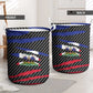 Black Haitians Beast Laundry Basket Ripped Flag Graphic - African Pride