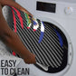 Black Haitians Beast Bathroom Set Ripped Flag Graphic