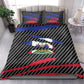 Black Haitians Beast Bedding Set Ripped Flag Graphic - African Pride