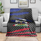 Black Haitians Beast Blanket Ripped Flag Graphic - African Pride
