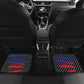 Black Haitians Beast Car Mats Ripped Flag Graphic - African Pride