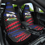 Black Haitians Beast Car Seat Cover Ripped Flag Graphic - African Pride
