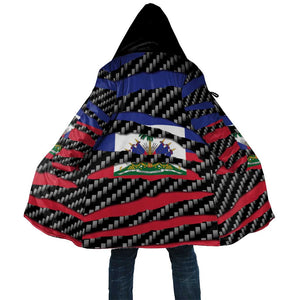 Black Haitians Beast Cloak Ripped Flag Graphic