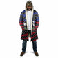 Black Haitians Beast Cloak Ripped Flag Graphic