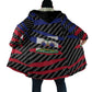 Black Haitians Beast Cloak Ripped Flag Graphic