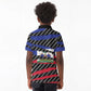 Black Haitians Beast Kid Polo Shirt Ripped Flag Graphic LT19