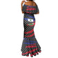 Black Haitians Beast Mermaid Dress Ripped Flag Graphic - African Pride