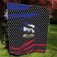 Black Haitians Beast Quilt Ripped Flag Graphic - African Pride