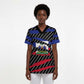 Black Haitians Beast Scrub Top Ripped Flag Graphic - African Pride